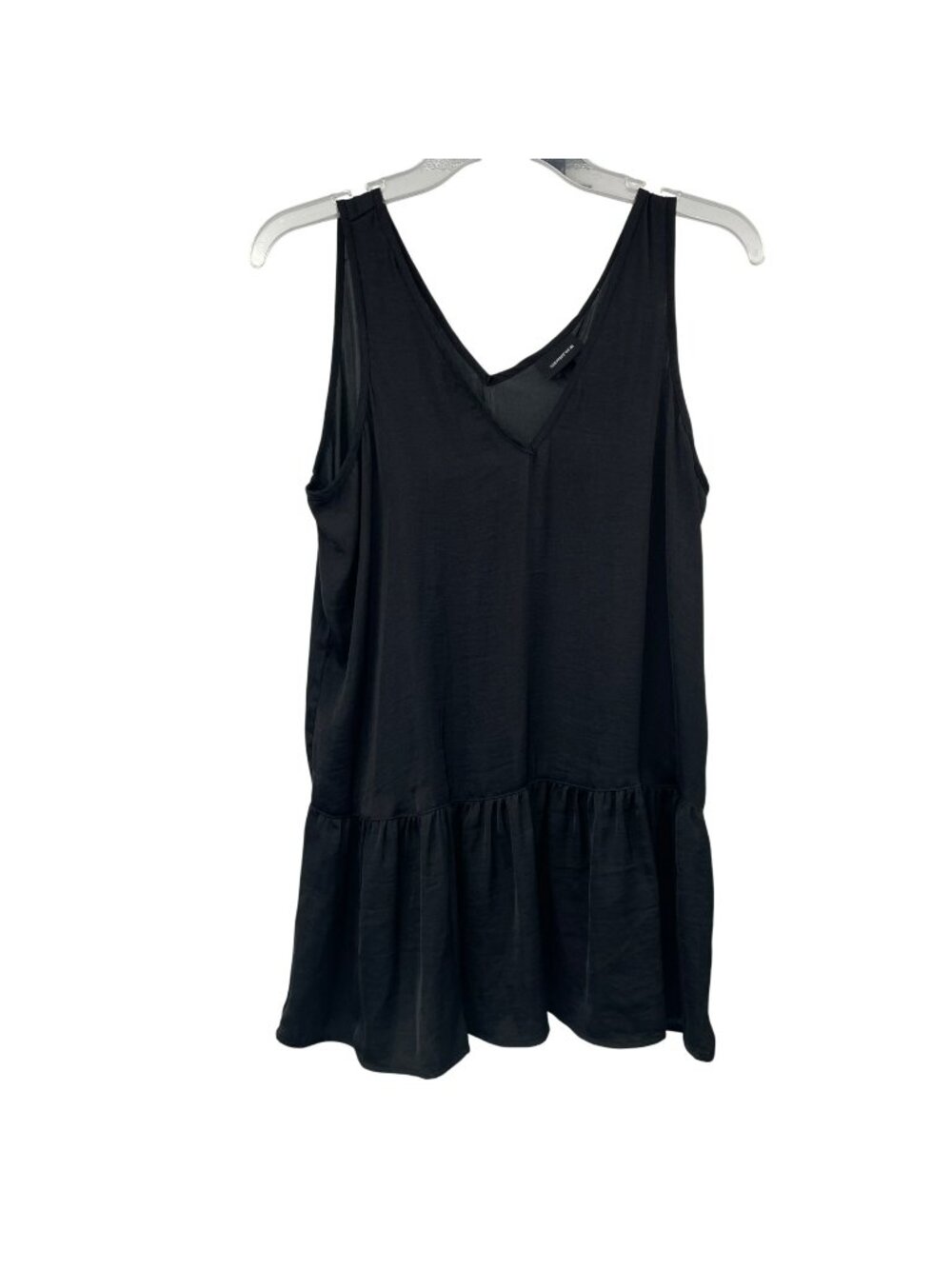 Who What Wear Womens Sleeveless Top Lighweight Black Size Small